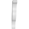 Ekena Millwork 3 1/2-in. W x 18-in. D x 26-in. H Funston Architectural Grade PVC Knee Brace BRCP035X18X26FST - alternate 3